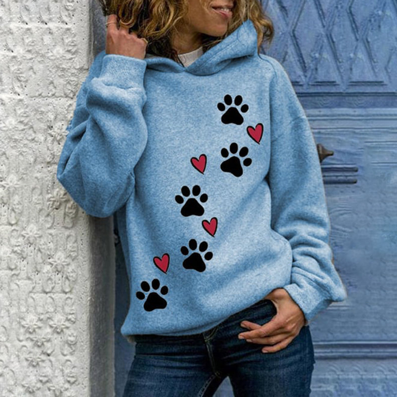 European Size Drop-shoulder Sleeve Casual Sports Hoodie Sweater