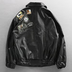 European And American Street Trend Handsome Loose Fitting Leather Clothes