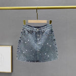 Summer Slimming Versatile Denim Skirt For Women