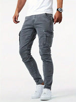 Shanxi Stretchy Slim Straight Pants