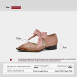 Womens Bow-tie Covered-heel Sandals