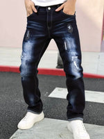 Shanxi Stretchy Slim Straight Pants