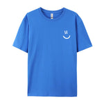 Mens Casual Loose-fit Short-sleeve Top