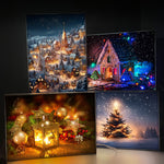 Changsha Night View Light Painting Desktop Two-dimensional Sketch Atmosphere Three-color Led Luminous Paint