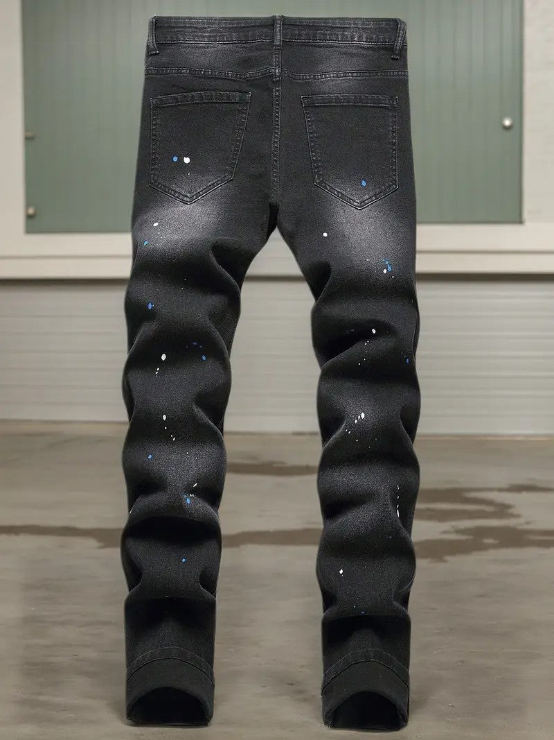 Slim-fit Stretch Straight-leg Pants