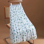 High-waisted Skirt Pleated Skirt Tulle Maxi Skirt Long Skirt