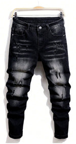 Shanxi Stretchy Slim Straight Pants