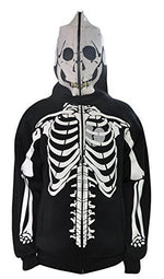 Unisex Skull Hoodie Casual Top