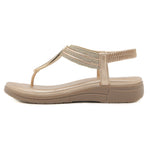 Comfortable Round-toe Large-size Flats For Seaside Vacations