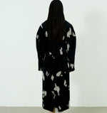 Dark Tie-dye Corduroy Quilted Skirt