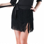 New-style Latin Dance Outfit Womens Tassel Skirt