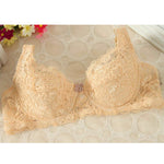 Thin, Breathable And Comfortable Lace Gather Bra Adjustable Bra
