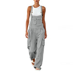 Womens Comfortable Suspender Jumpsuit For Summer