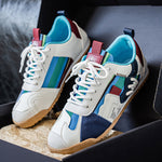 New Stylish Versatile Color-block Mens Shoes