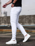 Shanxi Stretchy Slim Straight Pants