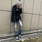 Shanxi Stretchy Slim Straight Pants