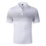 Mens Minimalist Casual Button-down Plaid-print Polo Shirt