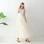 Prom Dress Tulle Skirt Womens Half-skirt