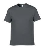 Unisex Casual Solid-color Cotton T-shirt