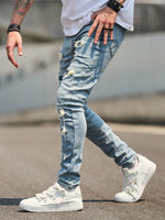 Slim-fit Stretch Straight-leg Pants