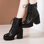 Womens Winter Boots With Extra Padding And A Height-increasing Sole