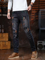 B2 - Non-elastic Small Straight-leg Pants