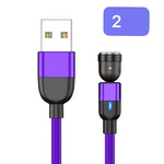 Magnetic Data Cable Threeinone 540-degree Rotation  Charging Cable Suitable