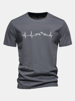 Summer Loose Short Sleeves T-shirt Men's And Women's Round Neck