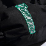 Men's Solid Color Racing Elements Embroidered Letter Stand Collar Jacket