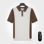 Mens Knitted Short-Sleeve Casual Top