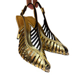 Pointed-toe Stiletto Hollow-out Sandals For Women