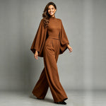 Womens Relaxed-fit Fashionable Long-sleeve Jumpsuit