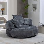 COOLMORE Lazy Sofa Durable Comfort Lounger High Back Bean Bag Chair Couch With Three Pillows For Adults And Kids, Indoor & Outdoor, Single Gaming Sofa Chair For Bedroom,Office