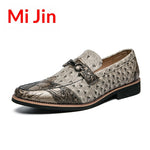 Mens Casual Leather Shoes With A Pattern
