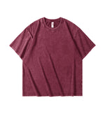Heavy Cotton Washing To Make Old Short Sleeves