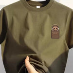 Retro-style Fashionable Printed Casual Mens Top