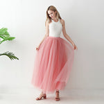 Prom Dress Tulle Skirt Womens Half-skirt
