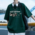 Mens Short-sleeve T-shirt New Summer Style Casual And Loose-fitting Top For Teens