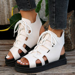 Hollowed-out Breathable Casual And Fashionable Roman Womens Shoes