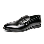Pointed Toe Minimalist Leather Shoes In British Style