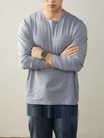Langan Modal Cotton Long-Sleeve T-Shirt For Men