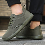 Wide-Width Barefoot Shoes For Cross-Border Use Mens Breathable Mesh Casual Sneakers