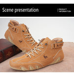 Mens Casual Shoes Winter Style With Fleece Lining And Extra Padding