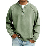 Spring And Autumn Mens Vintage Top