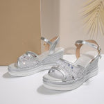 Plus-size Summer Peep-toe Sandals For Women