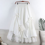 Womens Clothing Fallwinter Handmade Bow Dress For Curvy Figures