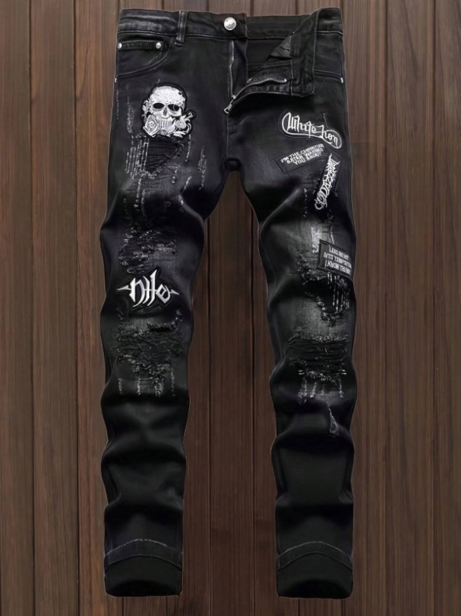 Shanxi Stretchy Slim Straight Pants