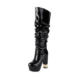 European And American-style Ultra-high-heeled Booties