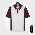 Mens Knitted Short-Sleeve Casual Top