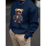 Fashionable 3D Digital Print Hoodless Sweatshirt For Teenagers Unisex